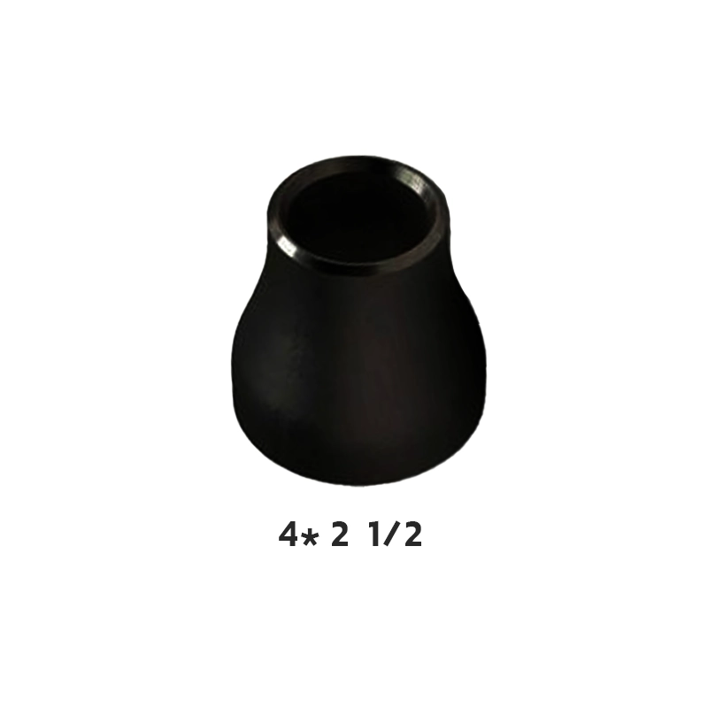 تبدیل جوشی 90 درجه سایز 1/2  2 *4 اینچ رده 40 فولادی بنکن